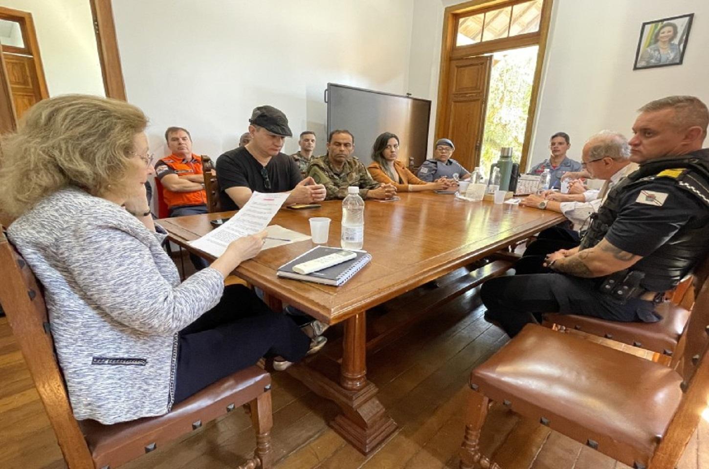 Forças de segurança participam de reunião de alinhamento