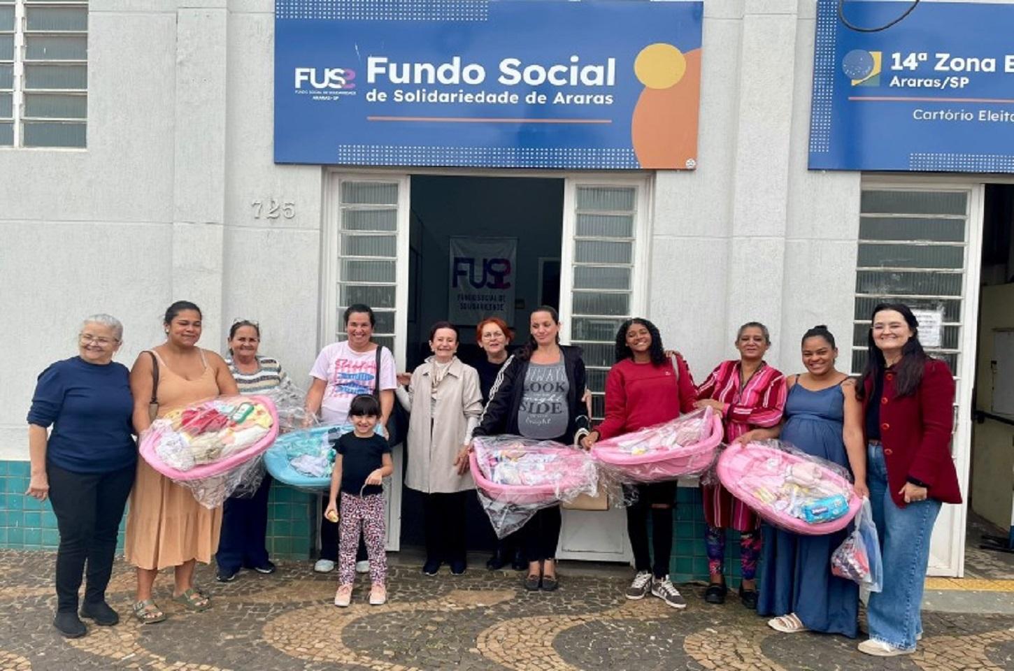 Fuss realiza mais uma entrega do Enxoval Solidário