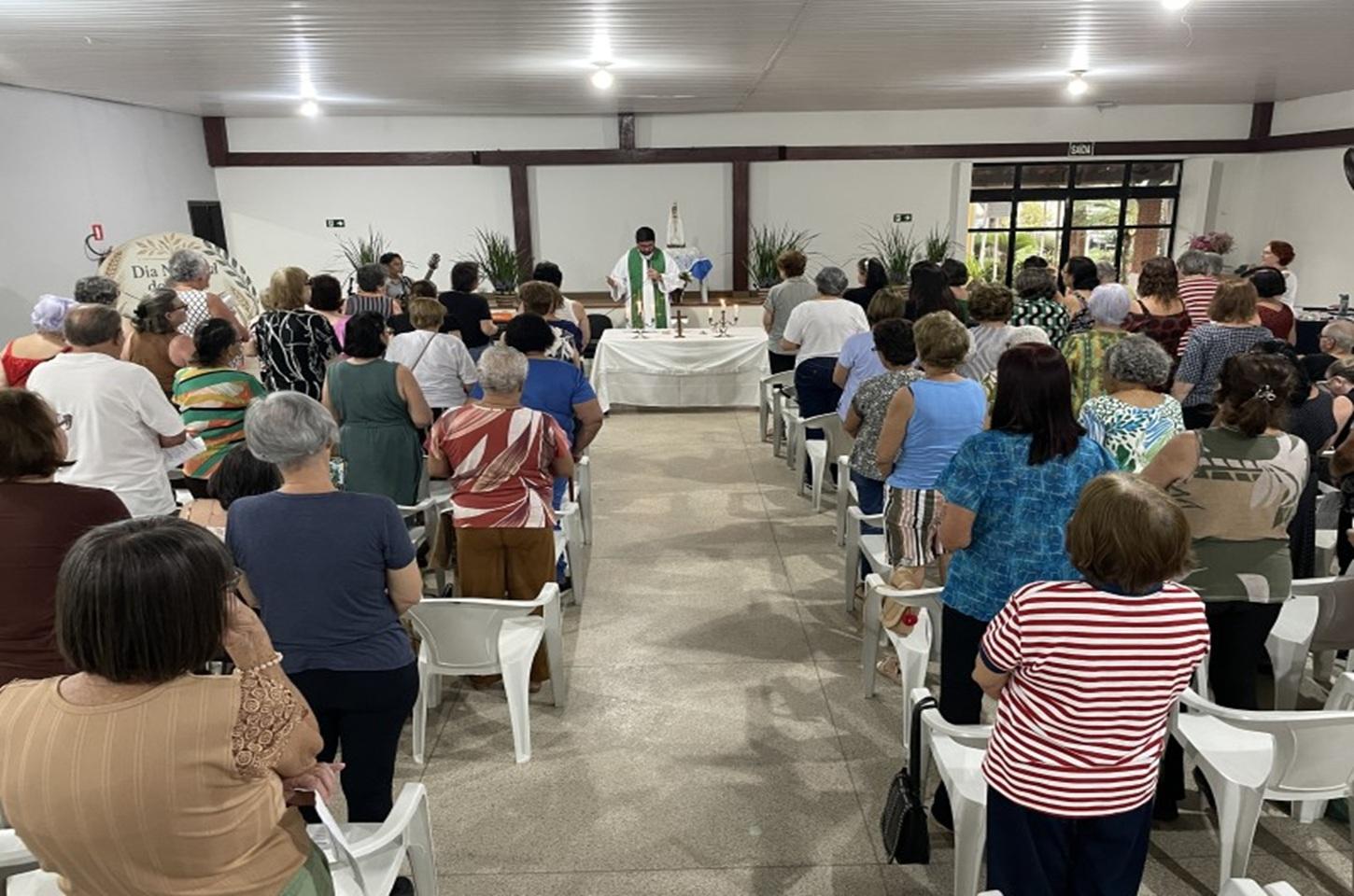 Mês da Pessoa Idosa é celebrado com missa no Centro de Convivência