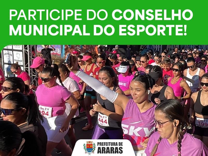 Prefeitura abre chamamento público para o Conselho Municipal do Esporte