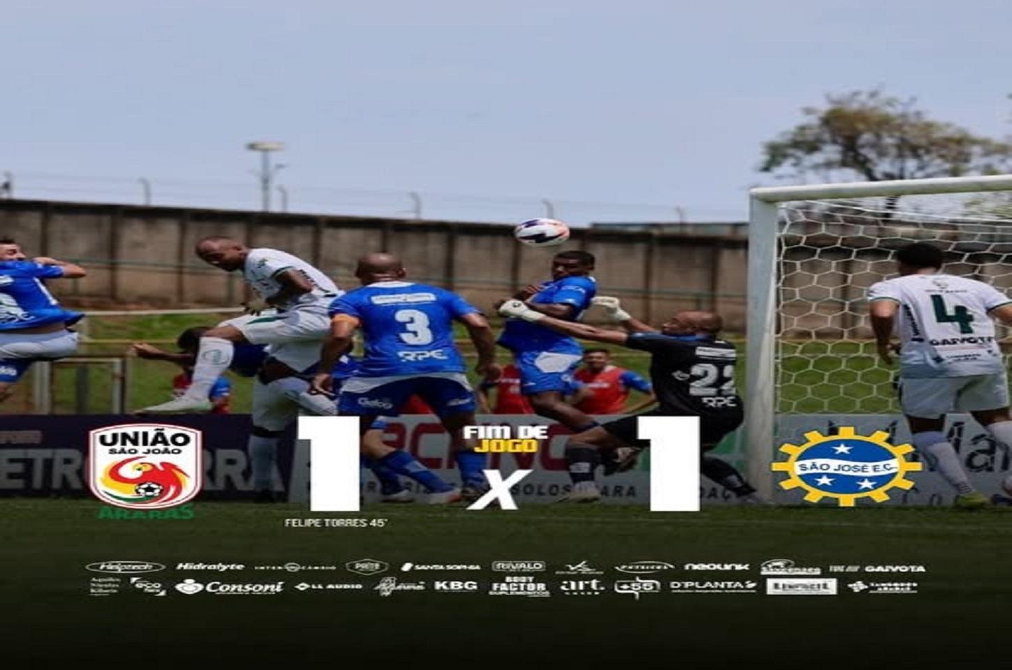 União São João empata com São José na primeira partida da final da Copa Paulista