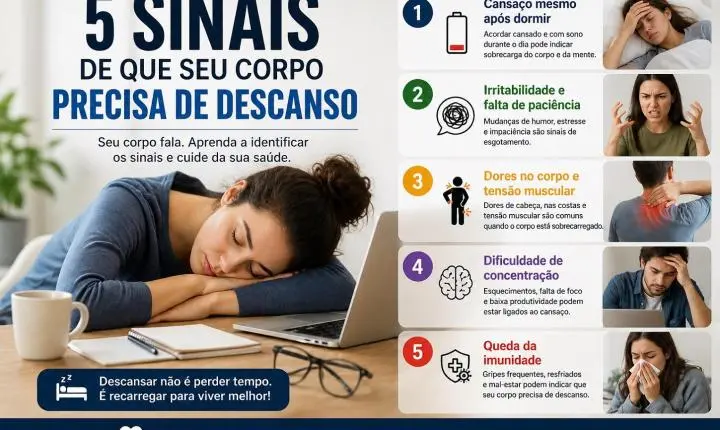 5 Sinais de que Seu Corpo Precisa de Descanso