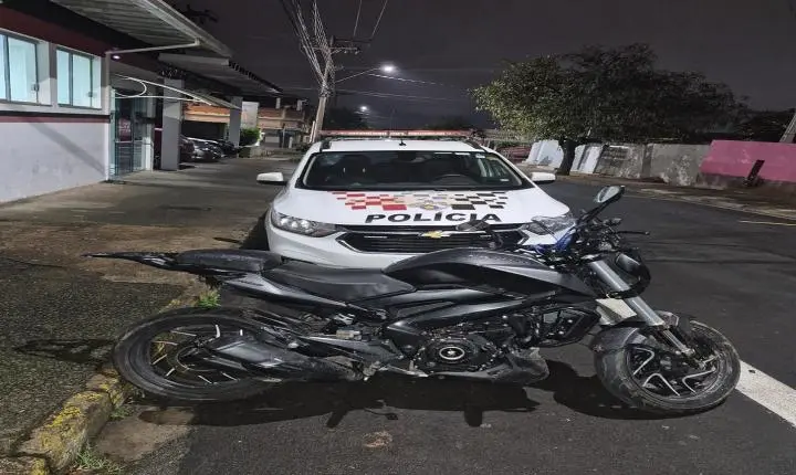 Adolescente é apreendido com moto furtada no Jardim Senador Vergueiro em Limeira SP