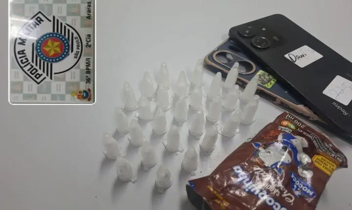 Adolescente é apreendido por tráfico de drogas durante Operação Impacto em Araras