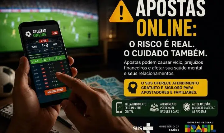 Apostas online: campanha alerta para vício e problemas de saúde mental