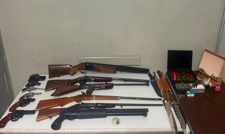 BAEP APREENDE 10 ARMAS DE FOGO E MAIS DE 100 MUNIÇÕES DURANTE OPERAÇÃO EM PIRACICABA