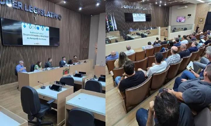 Câmara realiza Audiência Pública sobre o Aeroporto Municipal ‘Armando Américo Fachini’