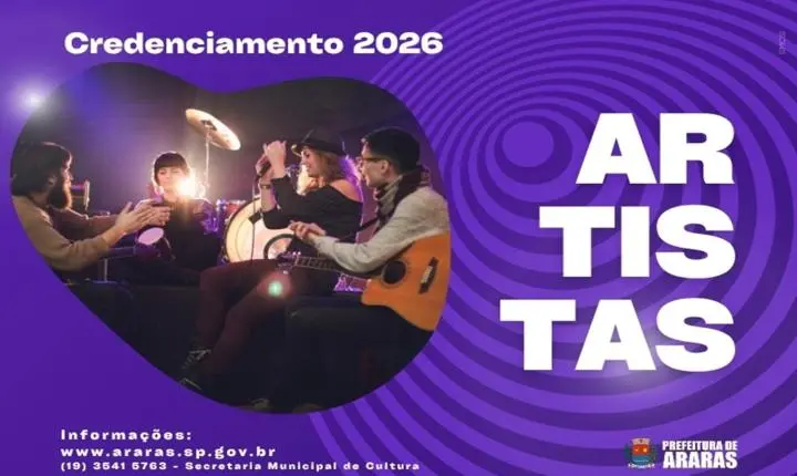 Credenciamento de artistas e produtores segue aberto