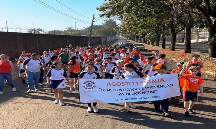 Emef Prof. João Poletti terá caminhada do “Agosto Laranja”