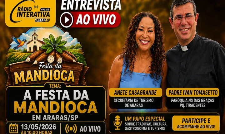 ENTREVISTA ESPECIAL - SECRETÁRIA DE TURISMO ANETE CASAGRANDE E PADRE IVAN - 13/05/2026
