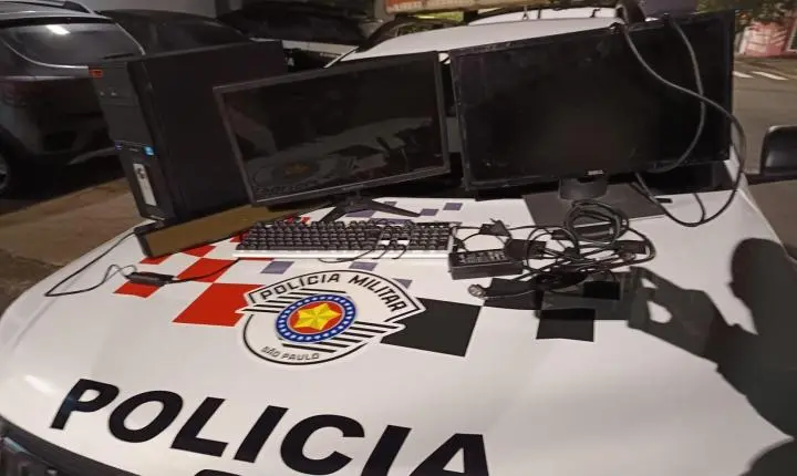 Equipamentos de informática são apreendidos com homem no Jardim Glória, em Limeira SP