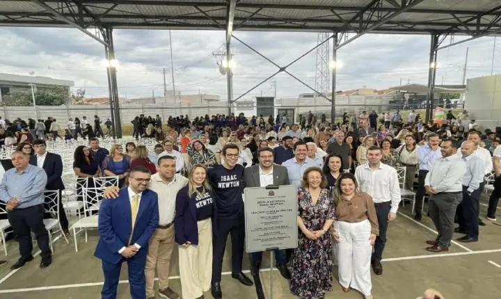 Escola Estadual Isaac Newton é inaugurada em Araras