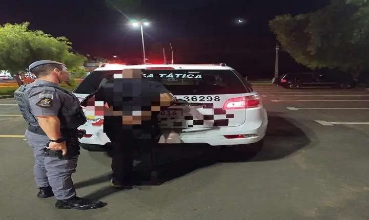 Força Tática captura procurado pela Justiça no bairro Geni Mercatelli em Araras SP