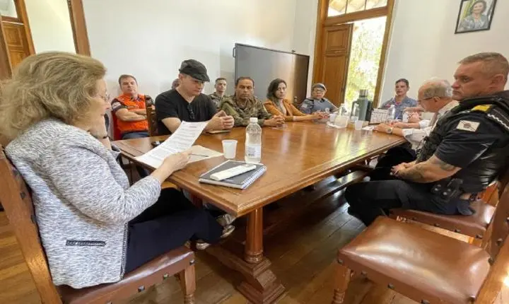 Forças de segurança participam de reunião de alinhamento