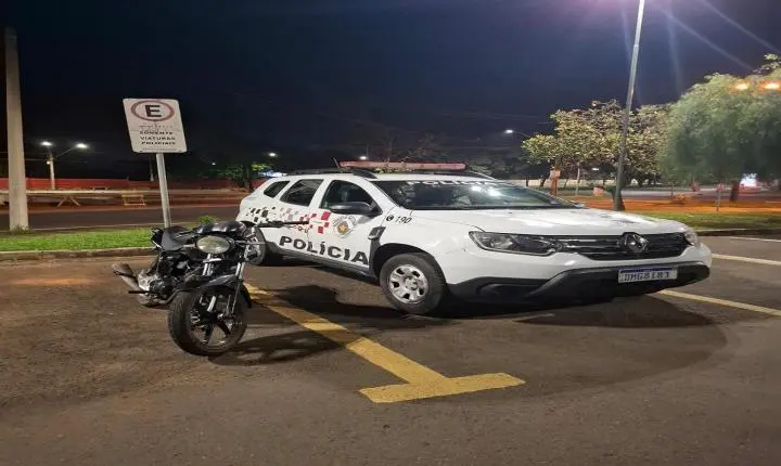 Furto de motocicleta é esclarecido durante a Operação Impacto em Araras SP