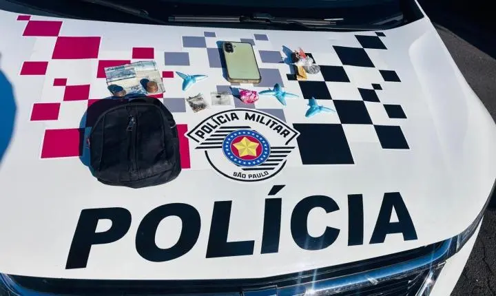 Homem é abordado com drogas em Pirassununga SP
