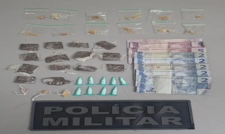 Homem é preso em flagrante por tráfico de drogas no Parque Industrial em Araras SP