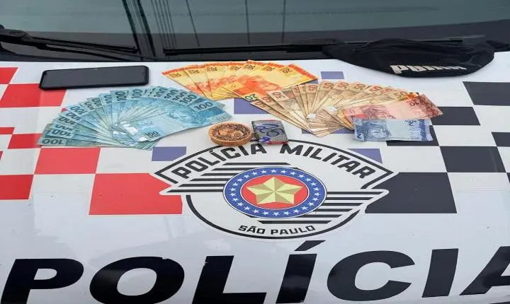 Homem é preso por tráfico de drogas e posse de notas falsas no Jardim Ernesto Kuhl, em Limeira SP