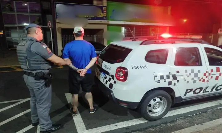 Homem é preso por violência doméstica após ameaçar ex-companheira em Leme SP