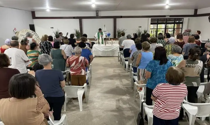 Mês da Pessoa Idosa é celebrado com missa no Centro de Convivência