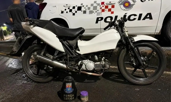 Motocicleta com sinais de adulteração é apreendida durante abordagem no Parque Industrial, em Araras