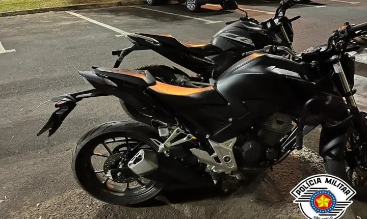 Polícia militar localiza duas motocicletas roubadas em área rural de Araras