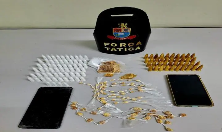 Polícia Militar prende casal por tráfico de drogas no José Ometto II em Araras SP