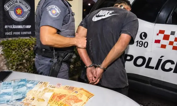 Polícia Militar prende suspeito após roubo a estabelecimento comercial em Conchal SP