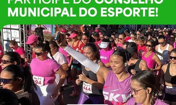 Prefeitura abre chamamento público para o Conselho Municipal do Esporte