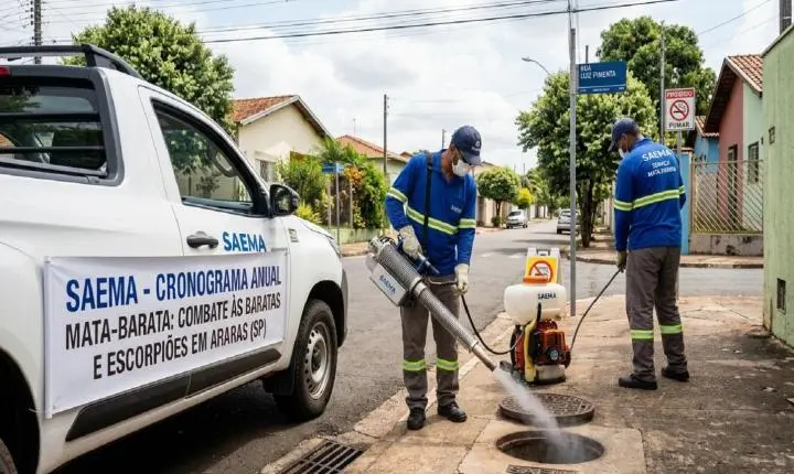 SAEMA divulga cronograma anual do serviço “mata-barata”