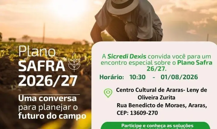 Sicredi apresenta Plano Safra 2026/2027 com foco em crédito, inovação e fortalecimento do agronegócio